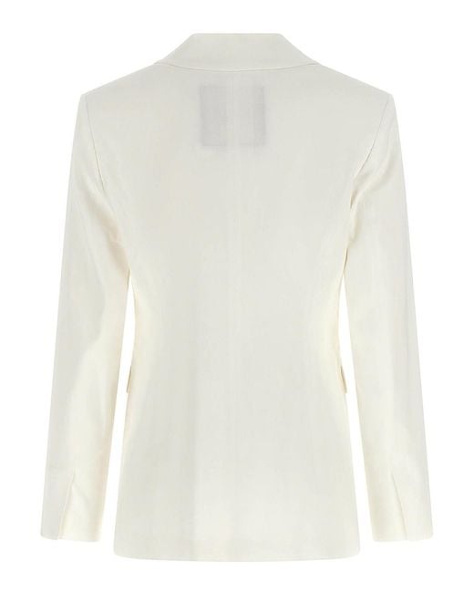 Pinko White Effie Blazer