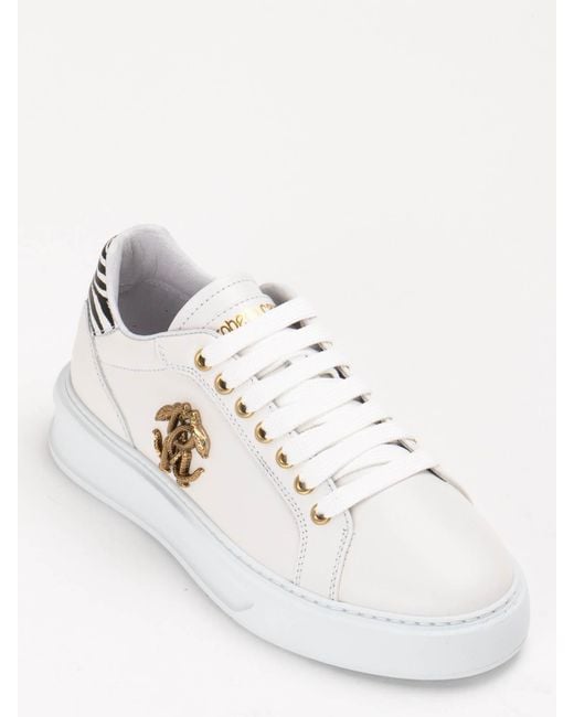 Roberto Cavalli White Sneakers