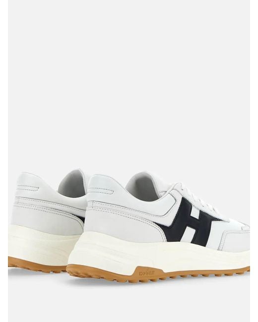 Hogan White Hyperlight Lace-Up Sneakers for men