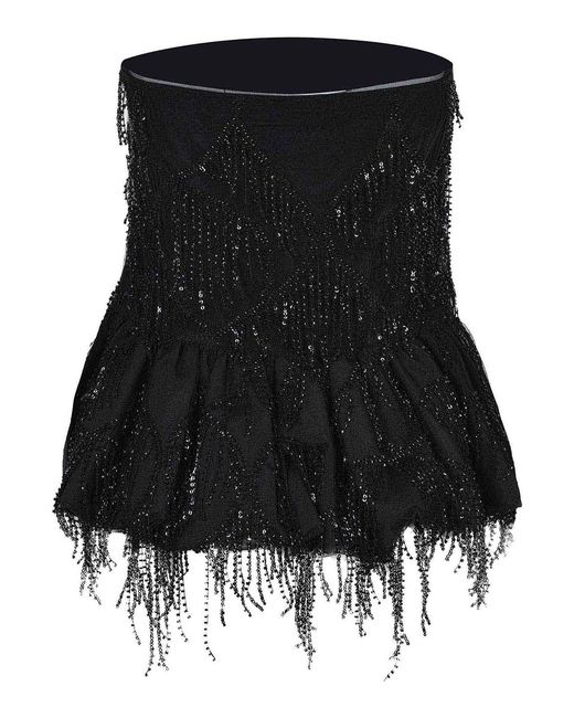 ROTATE BIRGER CHRISTENSEN Black Top Made Of Polyester