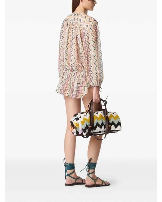Missoni Natural Short Cover Up