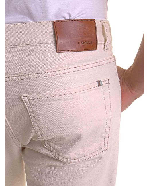 Canali Natural Jeans for men