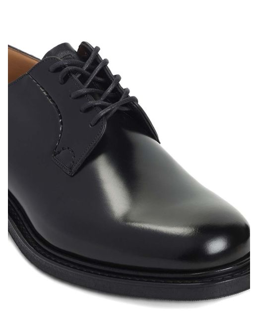 Church's Black Flat Shoes for men