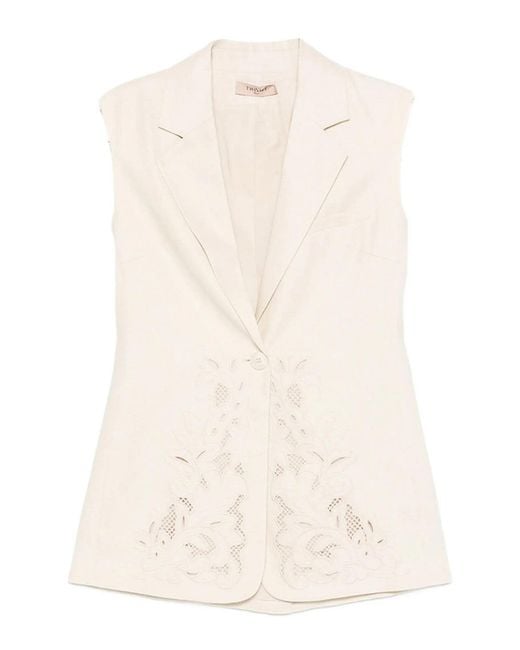 Twinset Natural Waistcoat