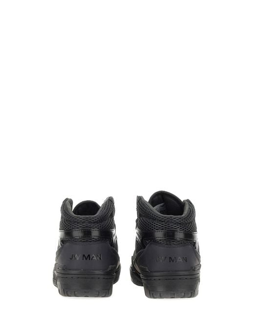 Junya Watanabe Black Leather Sneakers for men