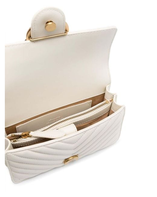 Pinko Natural Lovebird Quilted Bag