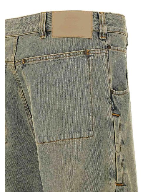 Entire studios Green Gem Surface Wave Jeans