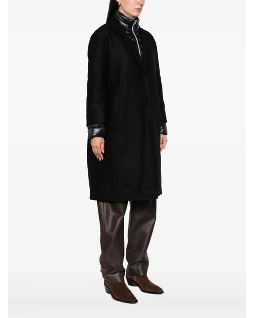 Herno Black Detachable-Liner Coat