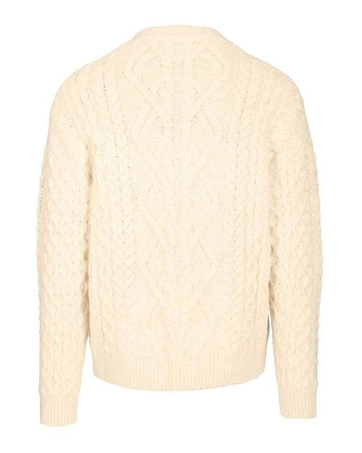 Isabel Marant Natural Harold Sweater Knitwear Beige for men