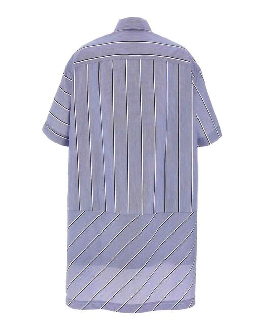 J.W. Anderson Blue Patchwork Dress