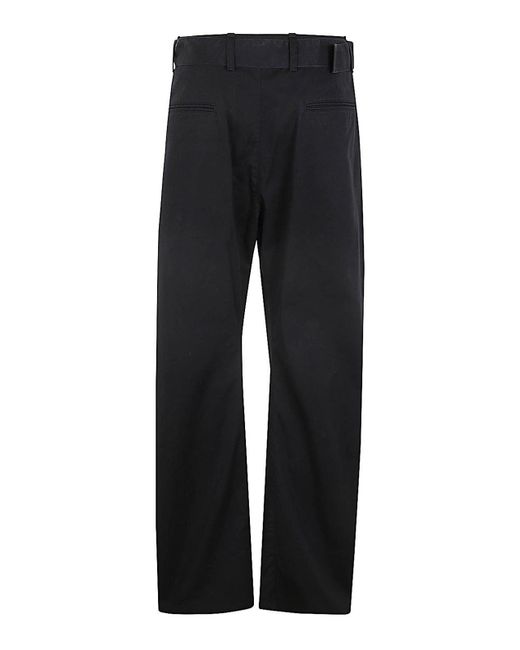 Lemaire Black Light Belted Twisted Pants
