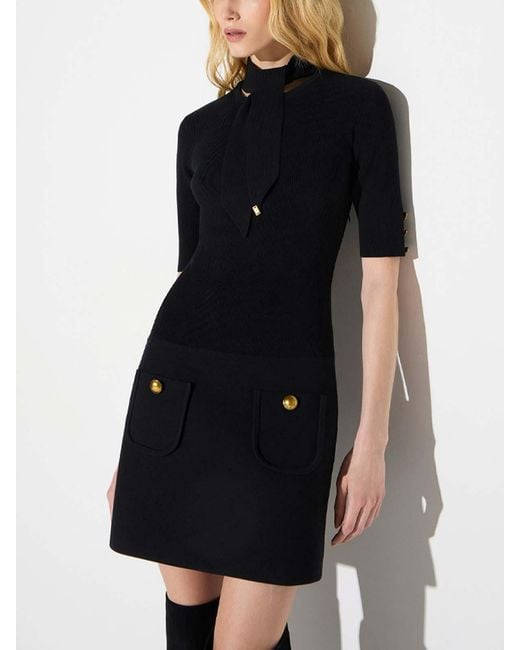 Elisabetta Franchi Black Dress