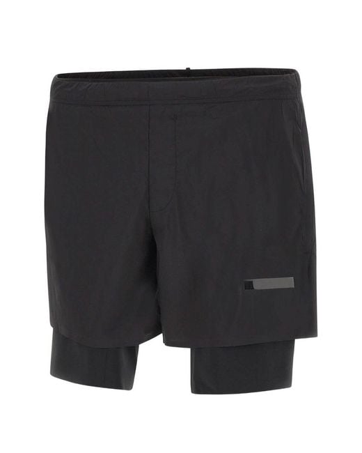 Satisfy Black Techsilk 8 Shorts for men