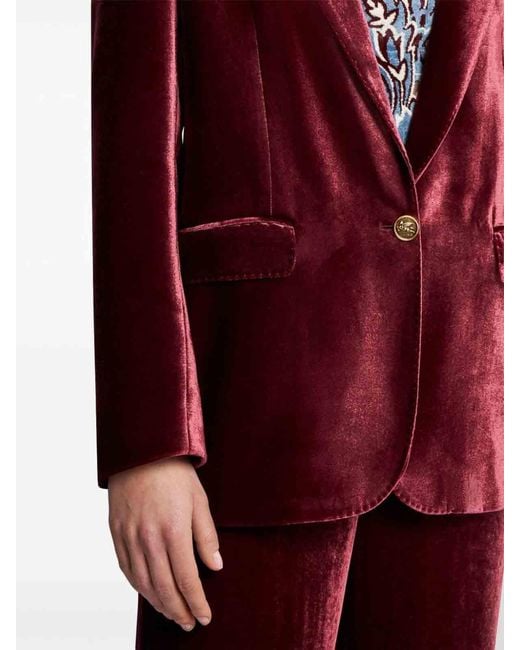 Etro Red Blazer