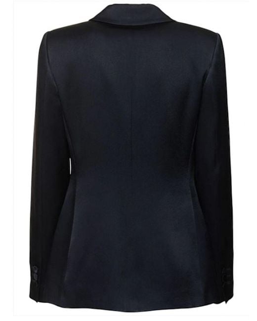 Alberta Ferretti Blue Single-Breasted Jacket