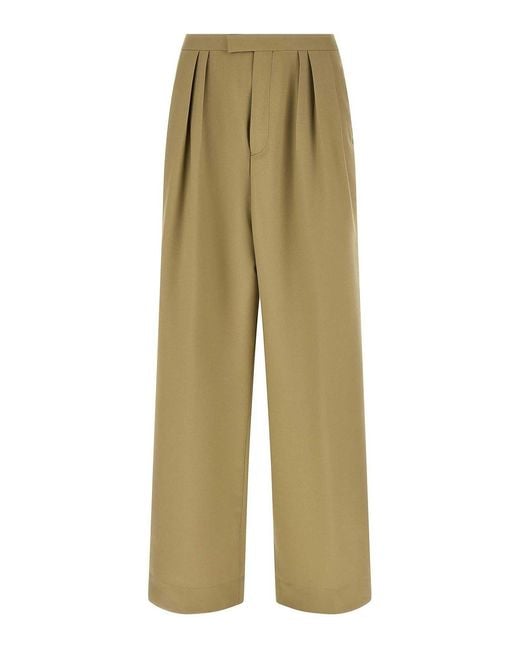 Dries Van Noten Green Preaches Bis Pants for men