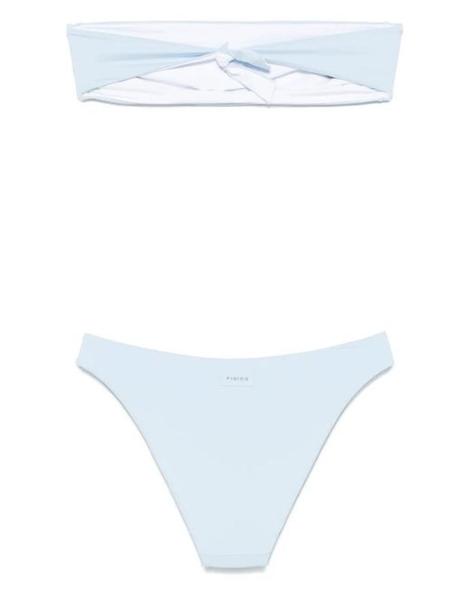 Fisico Blue Reversible Bikini Set