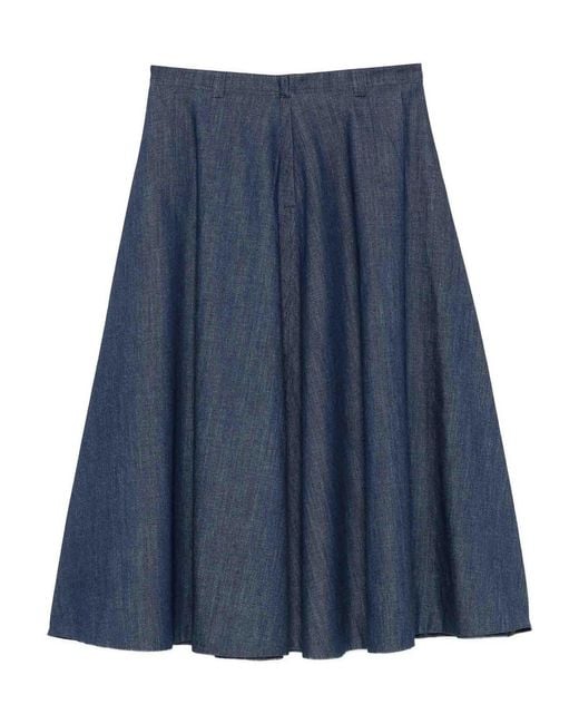 Incotex Blue Skirt
