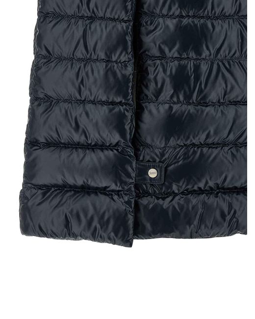 Herno Blue Cape Down Jacket