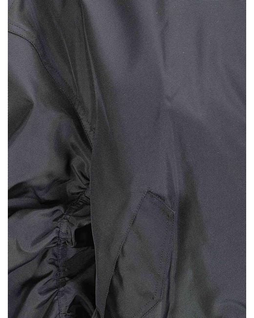 Rick Owens Gray Oversized Bomber