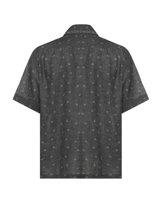 Eleventy Gray Shirts Linen for men