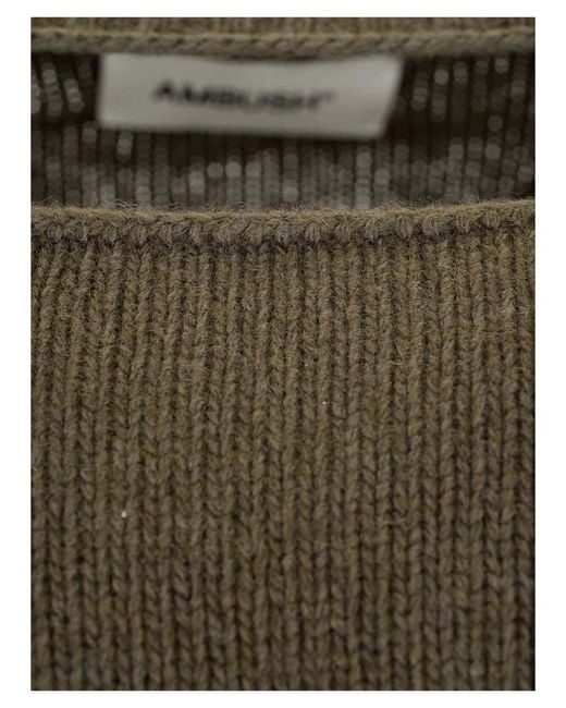 Ambush Gray Crewneck Sweater for men