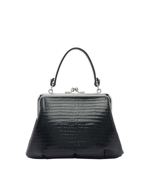Vivienne Westwood Black Granny Handbag