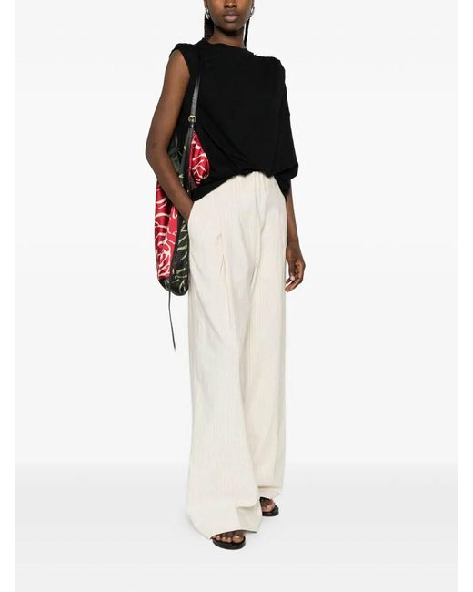 Dries Van Noten White Pila 3360 Pants