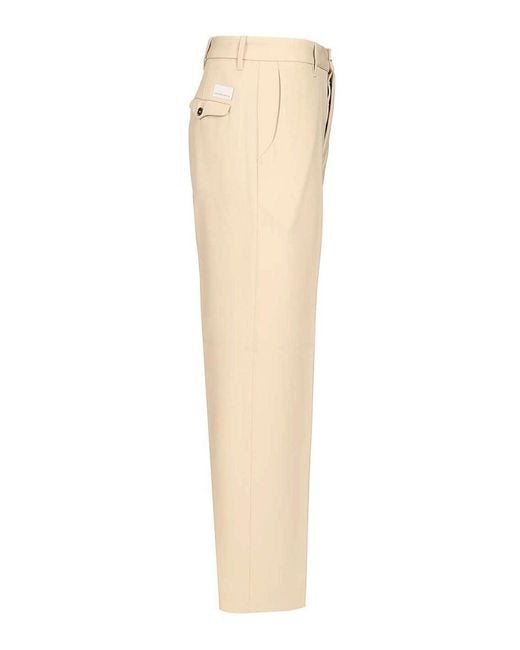 Nine:inthe:morning Natural Tailored Trousers for men