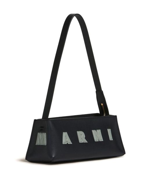 Marni Black Calf Leather Shoulder Bags