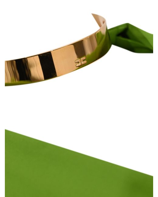 Elisabetta Franchi Green Blouse