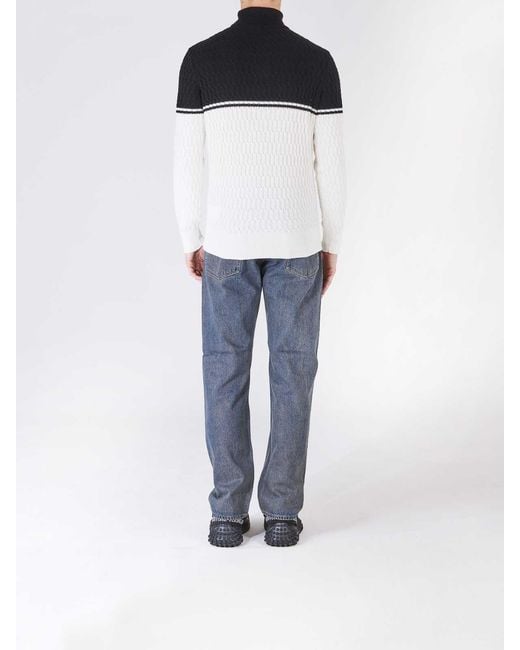 Karl Lagerfeld Blue Two-Tone Shirt for men