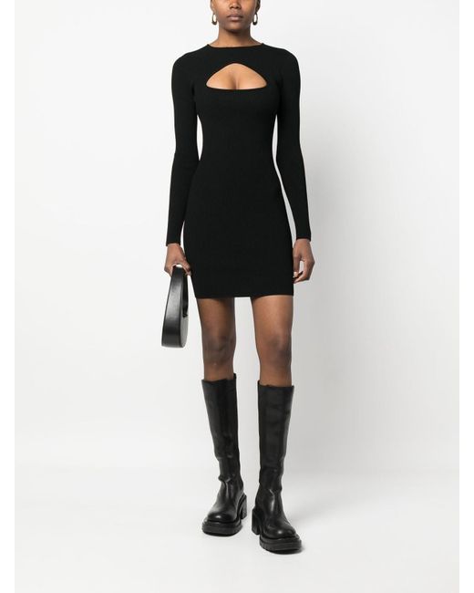 DSquared² Black Short Tigh Dress