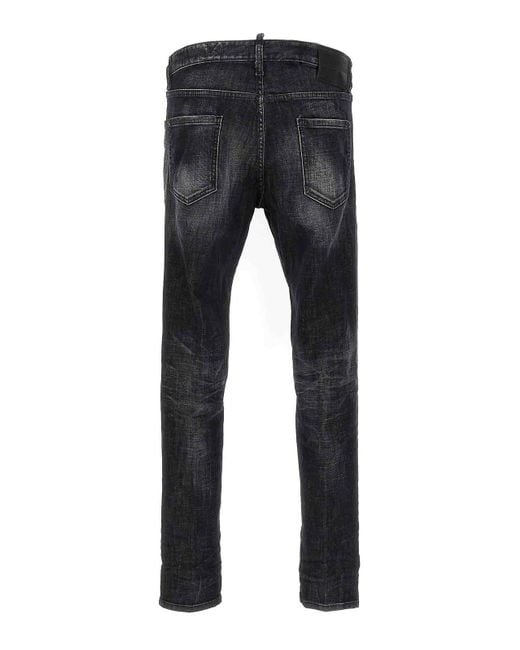 DSquared² Black Cool Guy Jeans for men