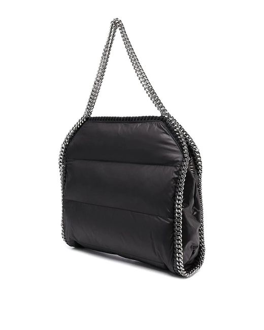 Stella McCartney Black Falabella Padded Tote Bag