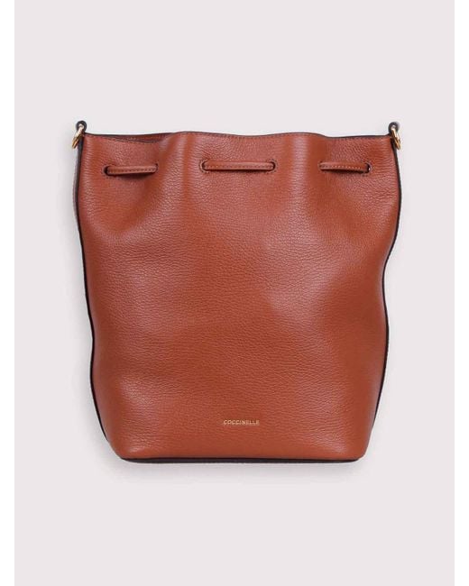 Coccinelle Red Beat Generation Medium Shoulder Bag