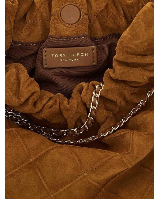 Tory Burch Brown Fleming Mini Handbag