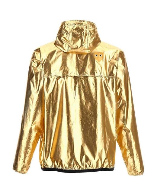 COMME DES GARÇONS PLAY Metallic X K-Way Jacket
