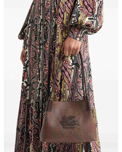 Etro Brown Arnica Libra Small Bag