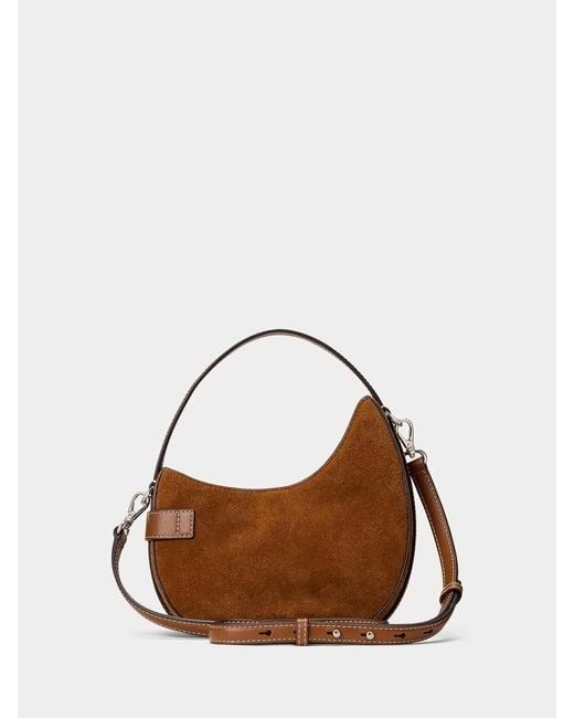 Ralph Lauren Brown Tasha Sm Crs-Crossbody-Small