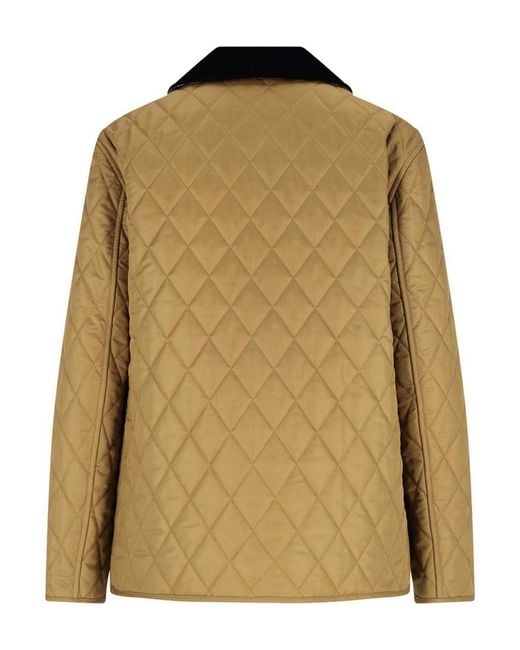 Burberry Green Quilted Jacket