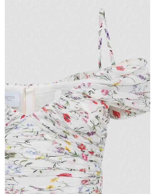 Giambattista Valli White Silk Dress