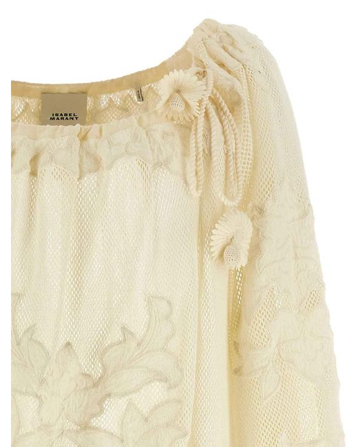 Isabel Marant Natural 'Dalyna' Blouse