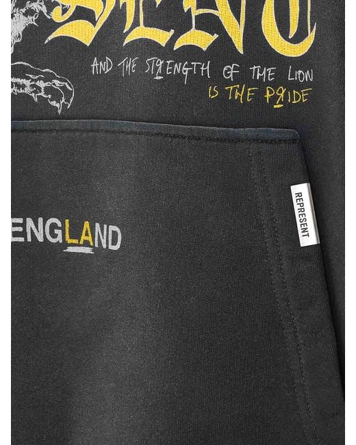 Represent Gray Enemy Hoodie for men