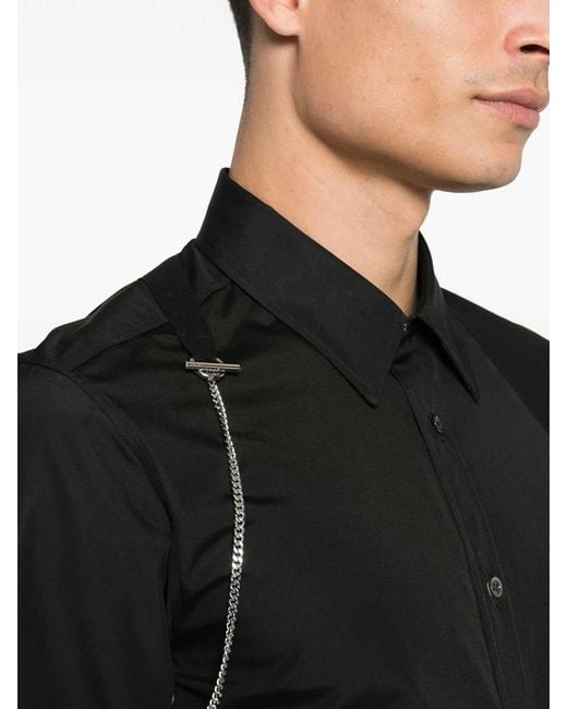 McQueen Black Shirt for men