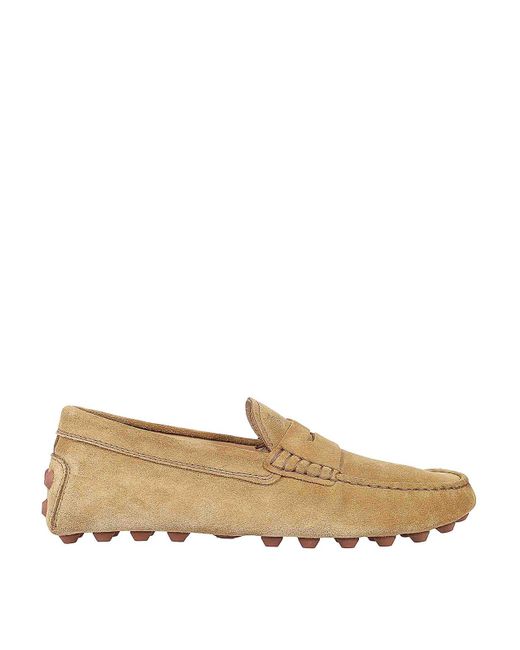 Tod's Natural Suede Loafers for men
