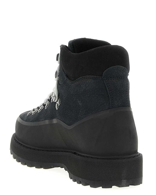 Diemme Black Rock Vet Rubber Ankle Boots for men