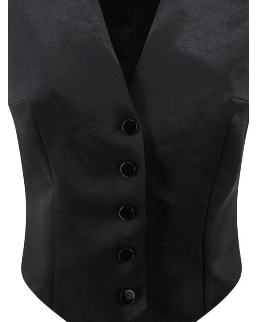 Philosophy Di Lorenzo Serafini Black Waistcoat