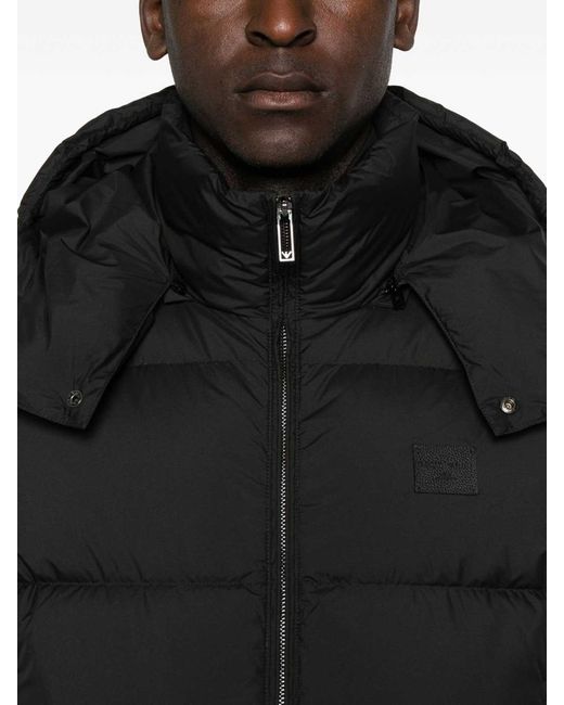 Emporio Armani Black Nylon Short Down Jacket for men