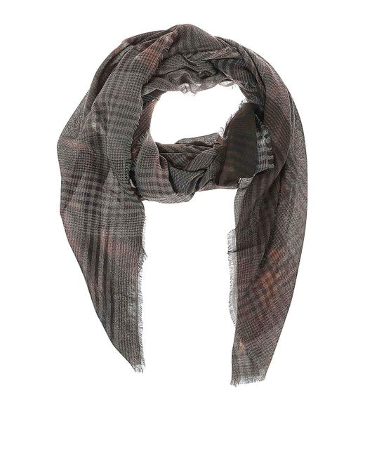 Faliero Sarti Gray Texo Scarf